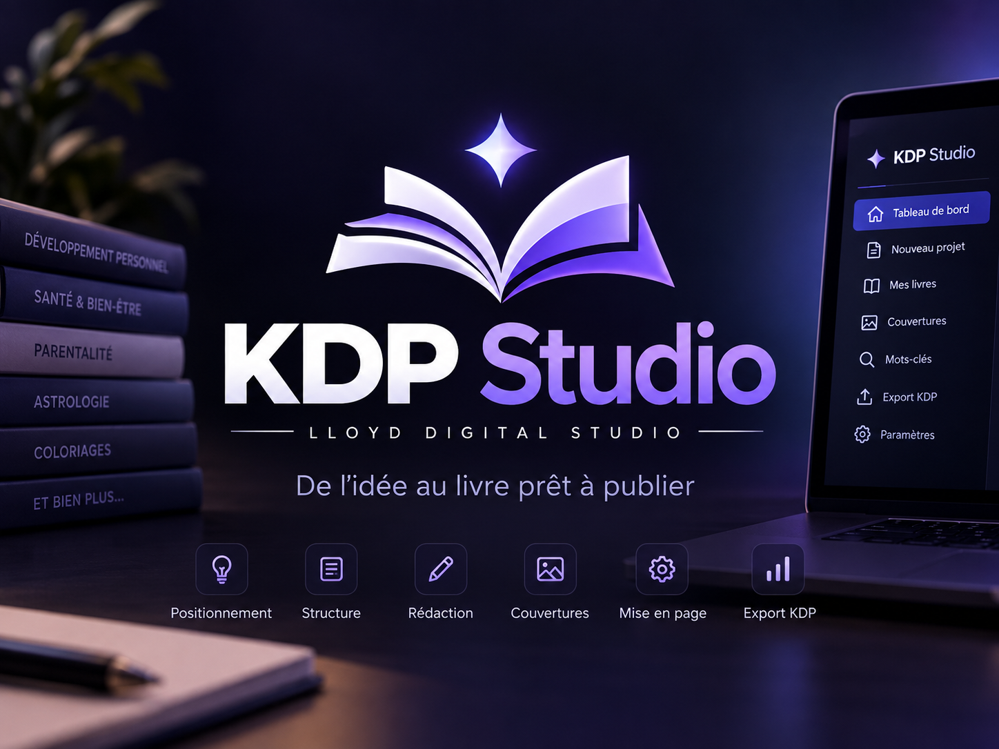 Présentation de KDP Studio et de son interface éditoriale