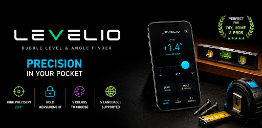 LEVELIO, niveau à bulle et inclinomètre